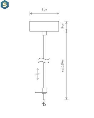 Фурнітура Nowodvorski 9238 Profile power supply it IP20 Bl