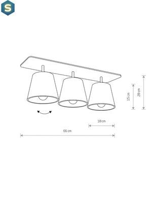 Люстра Nowodvorski 9717 Awinion E27 3x40W IP20 Gr