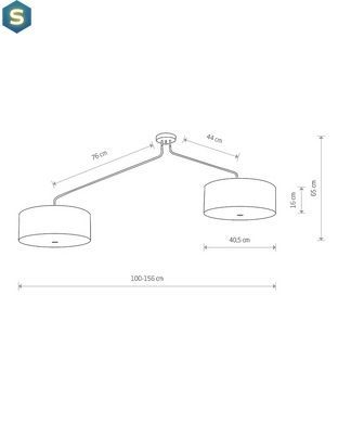 Люстра Nowodvorski 6541 Hawk E27 6x60W IP20 Gr
