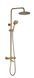 Душевая система VBI Milano brushed gold с термостатом и изливом VBI-050111BG, Золотой