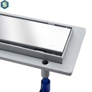 Душевой канал Qtap Dry Tile304-700с сухим затвором под плитку 700 мм QTDRYTILE304700