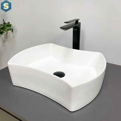 Умывальник VBI Talone white накладний VBI-017400, Білий
