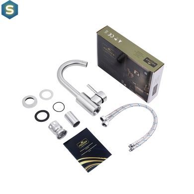 Смеситель для раковины Kroner KRP Edelstahl Klassisch - ESG011 CV022999, Хром матовый
