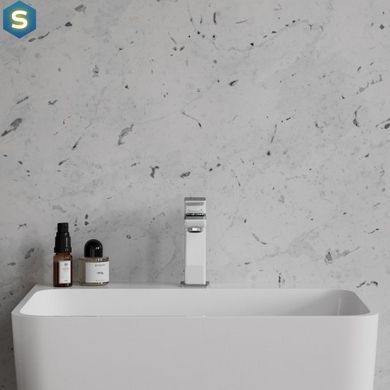 Змішувач для умивальника Omnires Parma white PM7410CRB, Білий