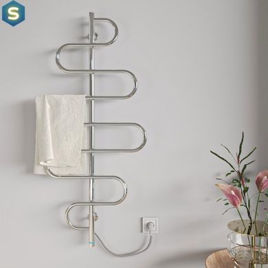 Рушникосушарка KOSSER Ліана 900х550 ЕLR рег., Хром, Нижнє