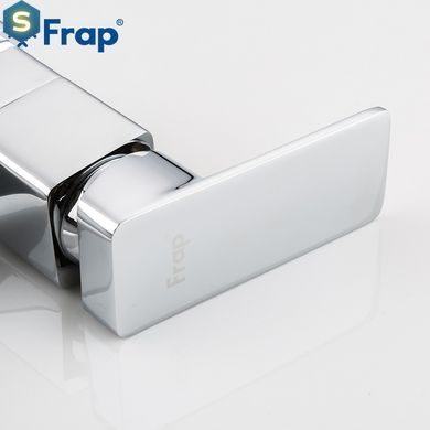 F4546 Змішувач для кухні короткий гусак гайка &Oslash;35 Frap 1/10, Хром