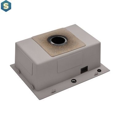Кухонная мойка Kroner KRP Derby - 5843HM ​​PVD (2,5/0,5 мм) CV027241, Черный/золото