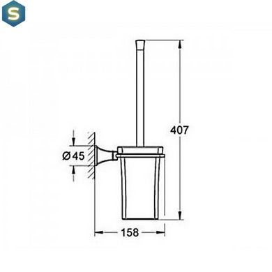 Туалетний йоржик Grohe Grandera 40632000