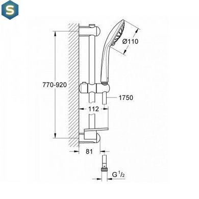 Душевой гарнитур Grohe Euphoria 27226AL1