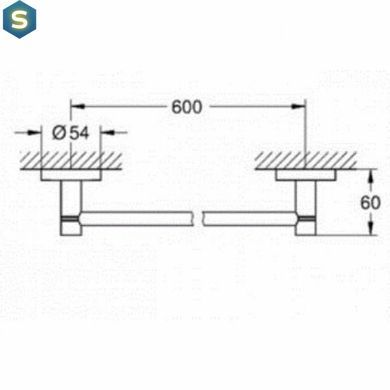 Держатель для полотенец Grohe Essentials 40366001