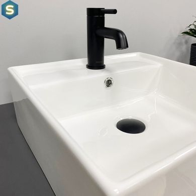 Умивальник (раковина) VBI TERAMO S WHITE накладний, Білий