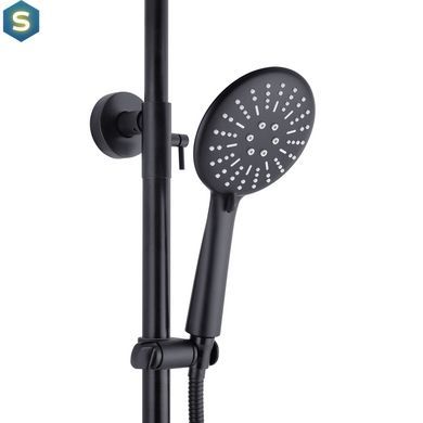 Душова система Kroner KRP Edelstahl Klassisch - SCH063 CV025650, Черный матовый