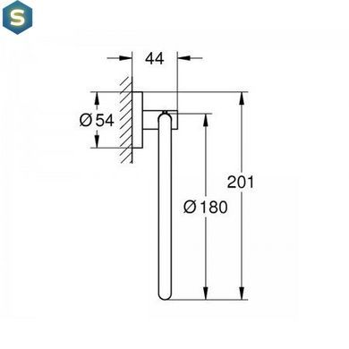 Держатель для полотенца Grohe Essentials 40365AL1
