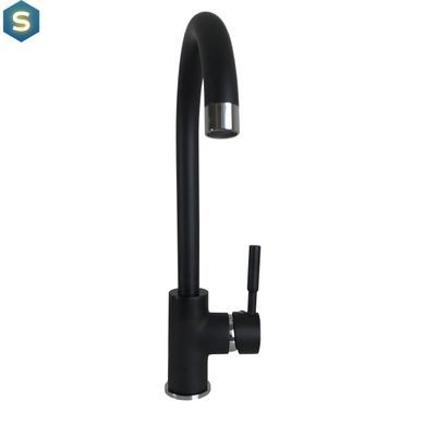 Змішувач для кухні Globus Lux Lazer GLLR-203S-BB, Чорний/золото