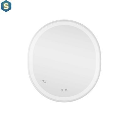 Зеркало Qtap Gemini 800х700 с LED-подсветкой Touch, с антизапотеванием, с диммером температуры цвета (3000-6500K) Reverse QT2578R8071W