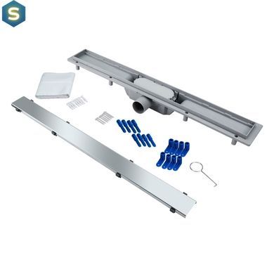 Душевой канал Qtap Dry Tile304-700с сухим затвором под плитку 700 мм QTDRYTILE304700
