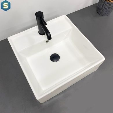 Умивальник (раковина) VBI TERAMO S WHITE накладний, Білий