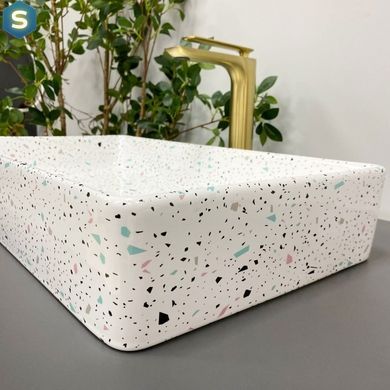 Умивальник (раковина) VBI TRIEST MOSAIC накладний, узор