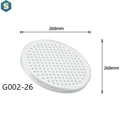 Тропический душ Gappo G002-26, &Oslash;260 мм, белый/хром, Хром