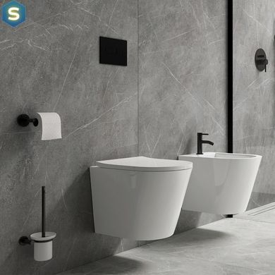 Унитаз Omnires Tampa rimless подвесное сиденье дюропласт TAMPAMWBP, Белый