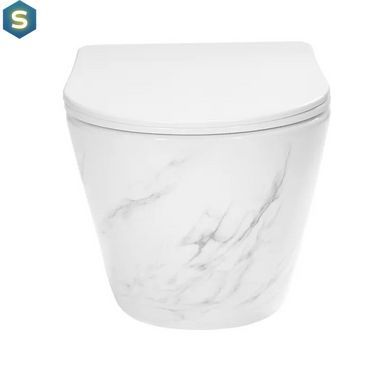 Підвісний унітаз Rea Carlos Nature marble REA-C6606, Мармур