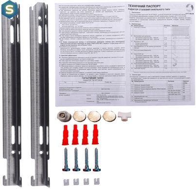 Радиатор стальной панельный Optimum 22 низ/справа 500x1200 (без INNER) 000022035, Белый