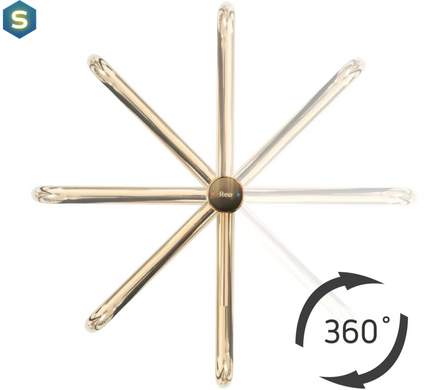 Смеситель для умывальника Rea Lugano Slim brushed gold высокий REA-B4420, Золотой