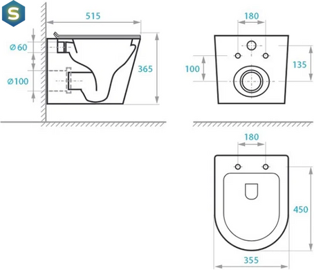 Комплект инсталляция Geberit Duofix Delta с унитазом KollerPool Orion Tornado, Белый