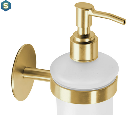 Дозатор для рідкого мила Rea 322217B brushed gold REA-77026, Золотий