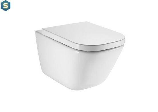 Унітаз підвісний Roca Gap Clean Rim A34H47C000 з кришкою Soft Close, Білий