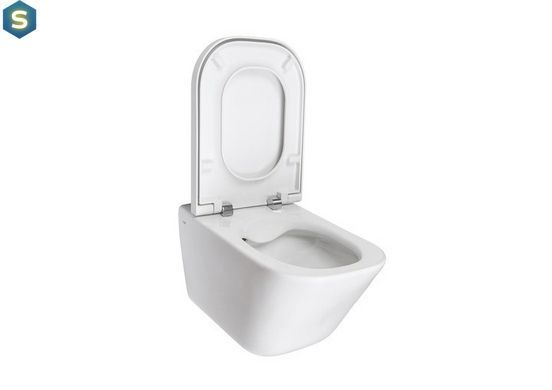 Унітаз підвісний Roca Gap Clean Rim A34H47C000 з кришкою Soft Close, Білий