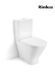 Унитаз-компакт Roca Gap Clean Rim A34D738000 с сидением Soft Close, Белый