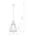 Подвесной светильник Nowodvorski 6336 Workshop E27 1x60W IP20 Bl