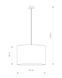 Підвісний світильник Nowodvorski 6816 Alice E27 1x60W IP20 Bl