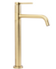 Смеситель для умывальника Rea Lugano Slim brushed gold высокий REA-B4420, Золотой