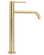 Смеситель для умывальника Rea Lugano Slim brushed gold высокий REA-B4420, Золотой