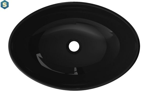 Умивальник Mexen Sonia black накладний MEX-24145470, Черный матовый