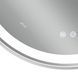 Зеркало Qtap Gemini 800х700 с LED-подсветкой Touch, с антизапотеванием, с диммером температуры цвета (3000-6500K) Reverse QT2578R8071W
