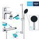 Комплект змішувачів для душу з термостатом Grohe QuickFix UA202503TS, Хром
