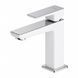 Змішувач для умивальника Omnires Parma white PM7410CRB, Білий