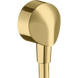 Шлангове під'єднання Hansgrohe FixFit E без зворотного клапана Polished Gold Optic 27454990