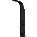 Душова панель Corsan Festo black з виливом S046MBLW, Черный матовый