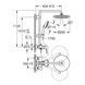 Душевая система Grohe QuickFix Vitalio Start System 250 26679001, Хром