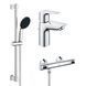 Комплект змішувачів для душу з термостатом Grohe QuickFix UA202503TS, Хром