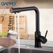 Смеситель для кухни с подключением фильтра черный шпилька &Oslash;35 Gappo 1/8 G4390-10, Черный матовый