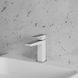 Змішувач для умивальника Omnires Parma white PM7410CRB, Білий