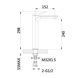 Смеситель для умывальника Qtap Presto высокий QTPRE269CRW45577 Chrome/White, Белый