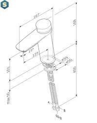 Смеситель для умывальника AM. PM Inspire V 2.0 нажимной F50A02500, Хром