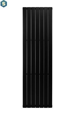 Дизайнерський радіатор вертикальний Betatherm Terra 1 H-1800 мм, L-501 мм з нижнім підключенням TV1 180-049 9005М 99, Черный матовый