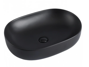 Умывальник накладной Volle Vis 60x41,5x13,5 см black matt 1301.005004, Черный матовый